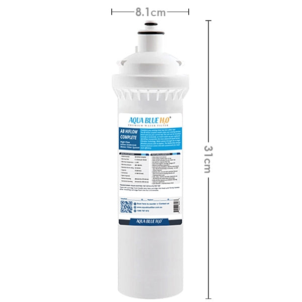 Aqua Blue H20  ABHIFLOW  Inline High Flow Water Filter System