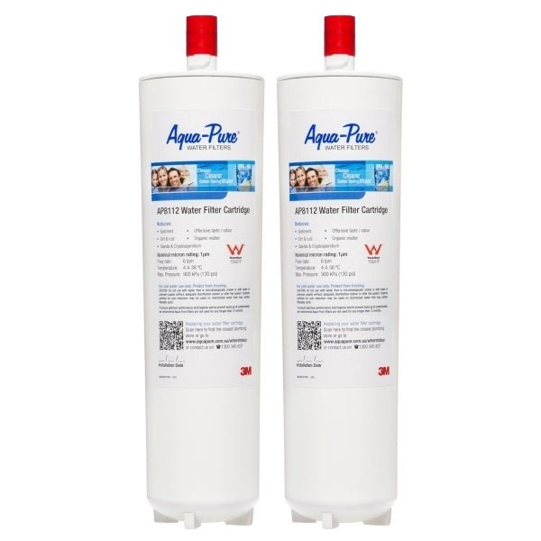 2X 3M Aqua - Pure AP8112 Water Filter Cartridge - WATER FILTER DISTRIBUTORS