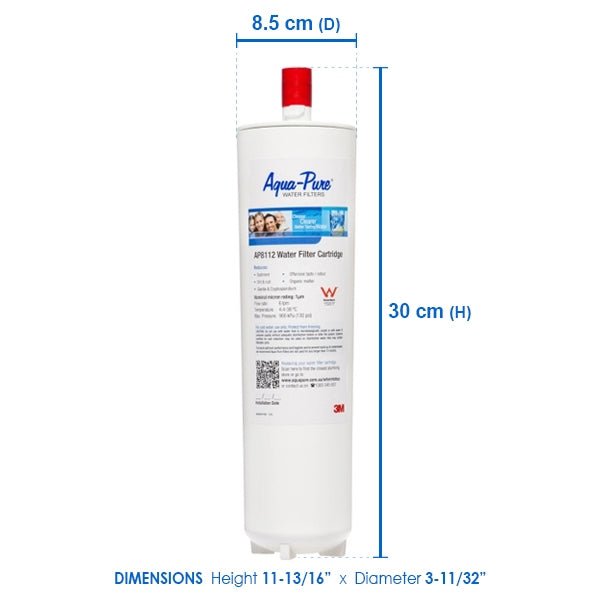 2X 3M Aqua - Pure AP8112 Water Filter Cartridge - WATER FILTER DISTRIBUTORS