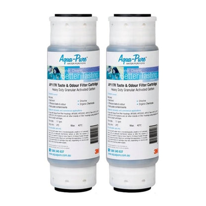 2X AP117SL Genuine 3M Aqua pure Replacement Water - Filter Cartridge - WATER FILTER DISTRIBUTORS