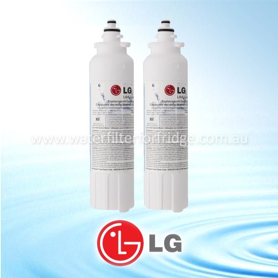 2X Genuine OEM LG LT800P ADQ73613401 Ice and Water Fridge Filter - WATER FILTER DISTRIBUTORS