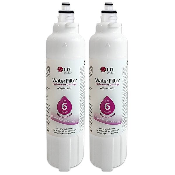 2X Genuine OEM LG LT800P ADQ73613401 Ice and Water Fridge Filter - WATER FILTER DISTRIBUTORS