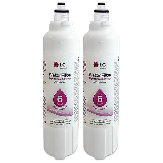 2X Genuine OEM LG LT800P ADQ73613401 Ice and Water Fridge Filter - WATER FILTER DISTRIBUTORS