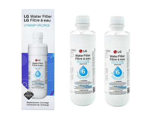 2x LG LT1000P MDJ64844601 ADQ74793501 refrigerator water filter - WATER FILTER DISTRIBUTORS