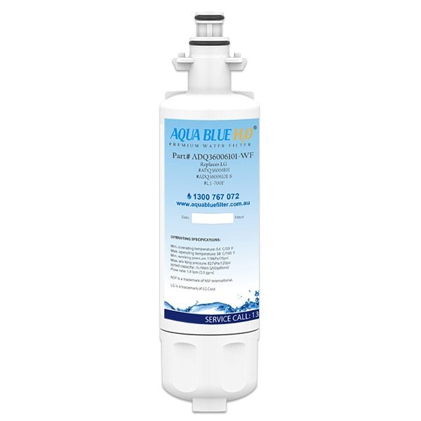 2x LG LT700P / ADQ36006101 Fridge Water Filters by Aqua Blue H20 - WATER FILTER DISTRIBUTORS