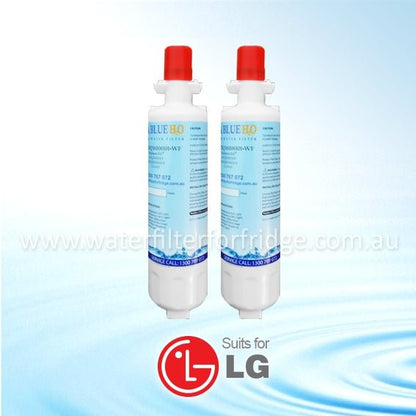 2x LG LT700P / ADQ36006101 Fridge Water Filters by Aqua Blue H20 - WATER FILTER DISTRIBUTORS