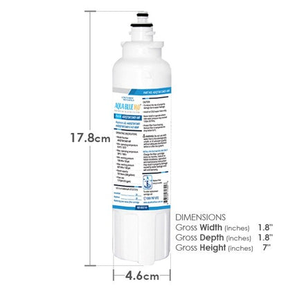 2X LG LT800P - WF ADQ73613401Filter with 2X LG LT120F Replacing Air Filter - Refrigerator Filter Pack - WATER FILTER DISTRIBUTORS