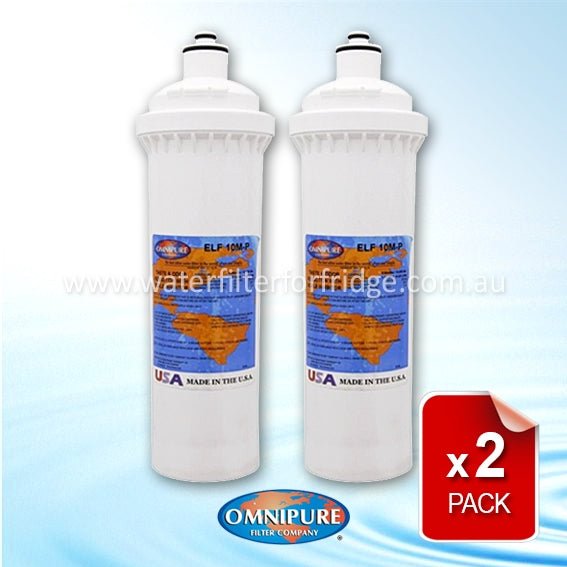 2x Omnipure ELF Carbon Block with Phosphate 12.7" ELF - 10M - P - WATER FILTER DISTRIBUTORS