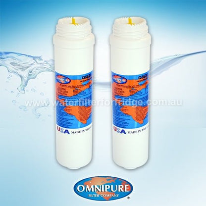 2x Omnipure Q5520 Q - Series Quick change 1 micron Water Filter - WATER FILTER DISTRIBUTORS