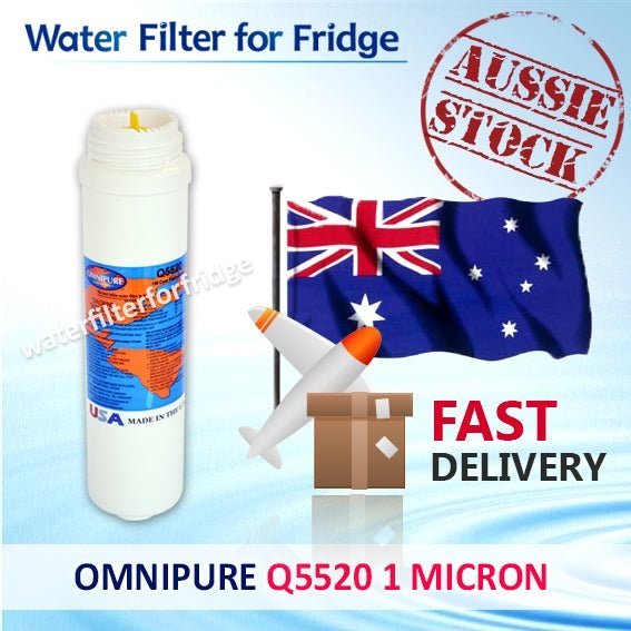 2x Omnipure Q5520 Q - Series Quick change 1 micron Water Filter - WATER FILTER DISTRIBUTORS