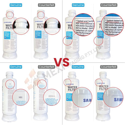 2X Samsung Genuine DA97-17376B Refrigerator Water Filter HAF-QIN/EXP - WATER FILTER DISTRIBUTORS