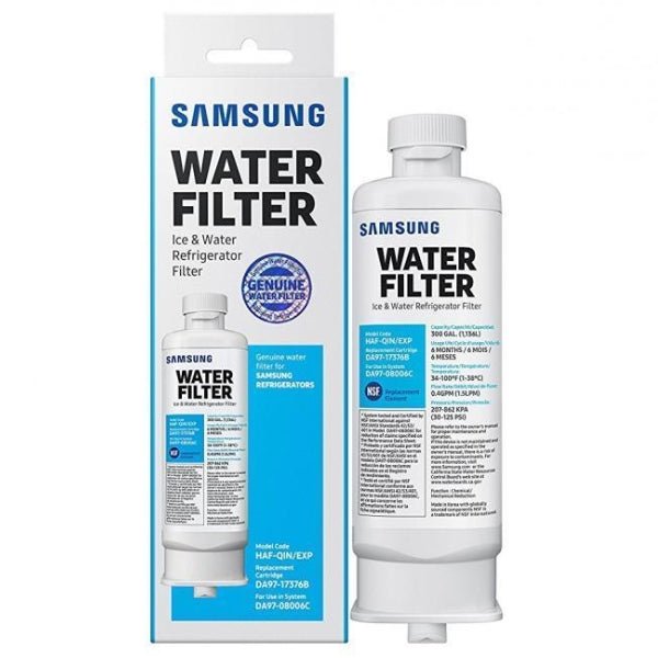 2X Samsung Genuine DA97-17376B Refrigerator Water Filter HAF-QIN/EXP - WATER FILTER DISTRIBUTORS