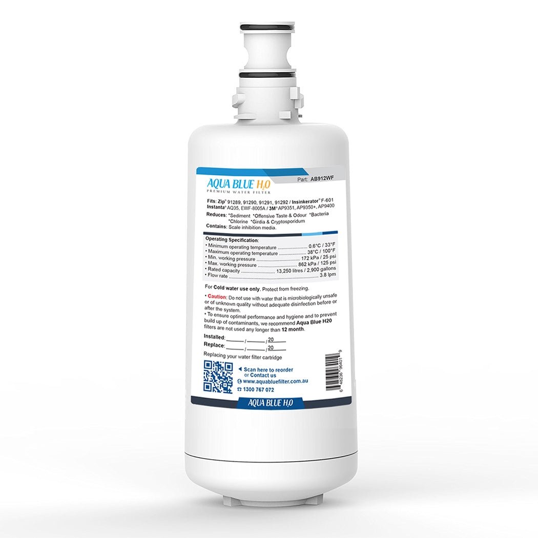 2x ZIP GlobalPlus Generic Replacement Water Filter 91291 /ZIP912 - WATER FILTER DISTRIBUTORS