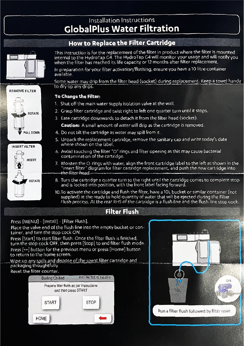 2x Zip HydroTap Water Filter MicroPurity 93702 0.2 Micron - WATER FILTER DISTRIBUTORS