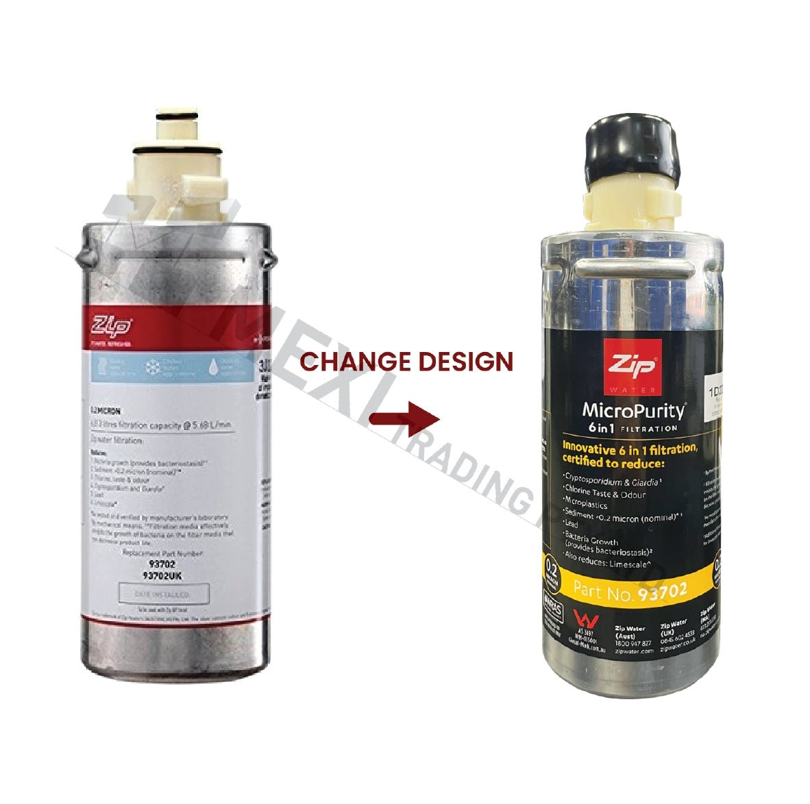 2x Zip HydroTap Water Filter MicroPurity 93702 0.2 Micron - WATER FILTER DISTRIBUTORS