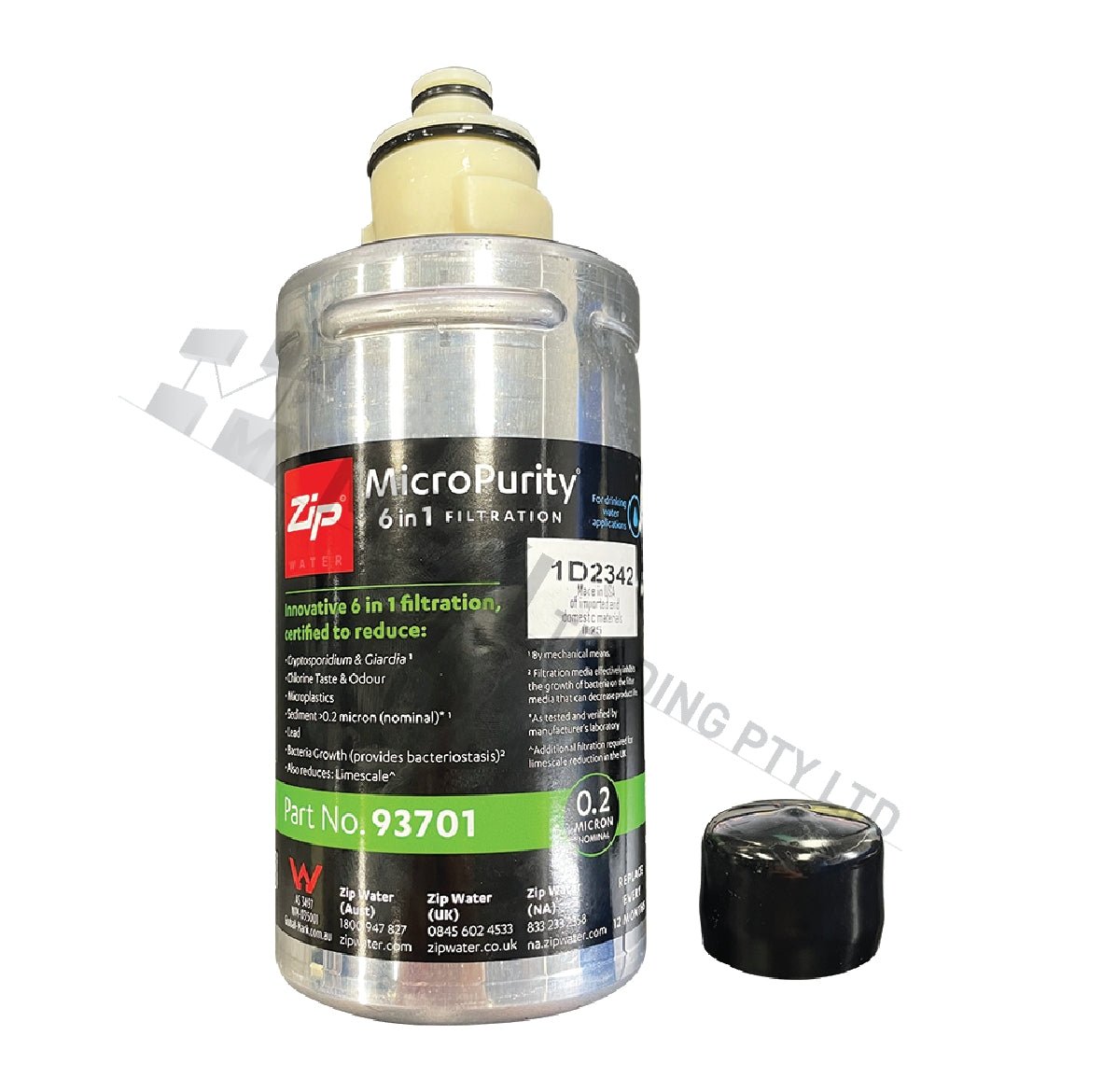 2X Zip MicroPurity 93701 Residential Hydrotap 0.2 Micron - WATER FILTER DISTRIBUTORS