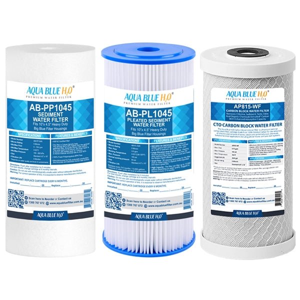 3 Stage Big Blue Whole House System including Cartridge - WATER FILTER DISTRIBUTORS