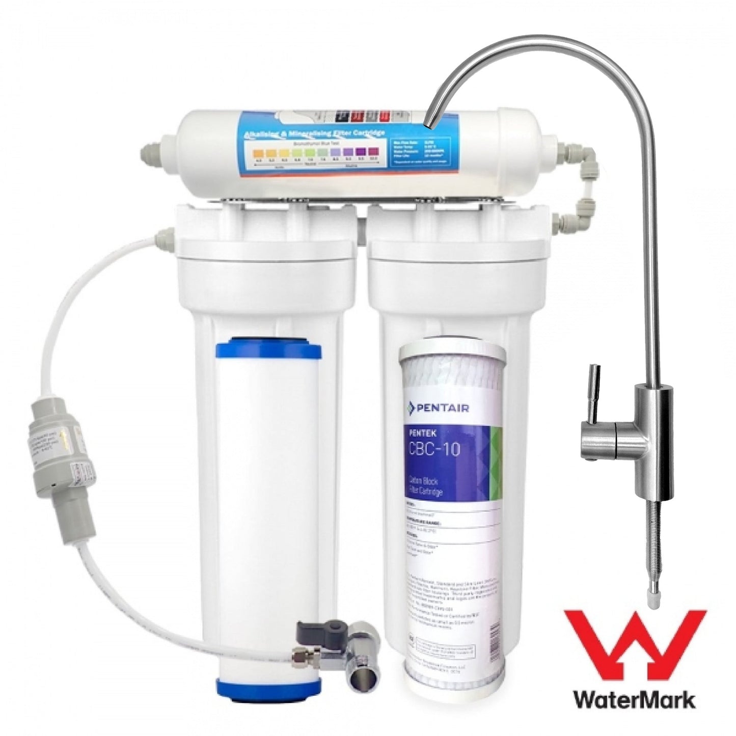 3 Stage Cerametix Fluoride removal KIt with Alkaline - WATER FILTER DISTRIBUTORS