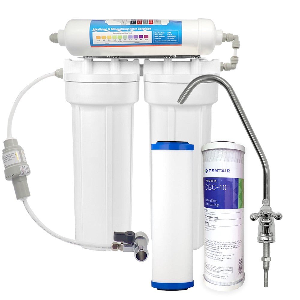 3 Stage Cerametix Fluoride removal KIt with Alkaline - WATER FILTER DISTRIBUTORS
