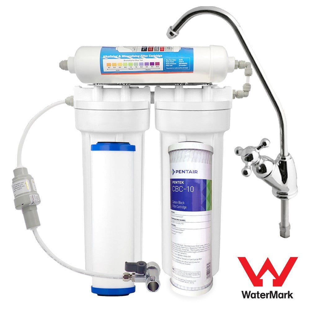 3 Stage Cerametix Fluoride removal KIt with Alkaline - WATER FILTER DISTRIBUTORS