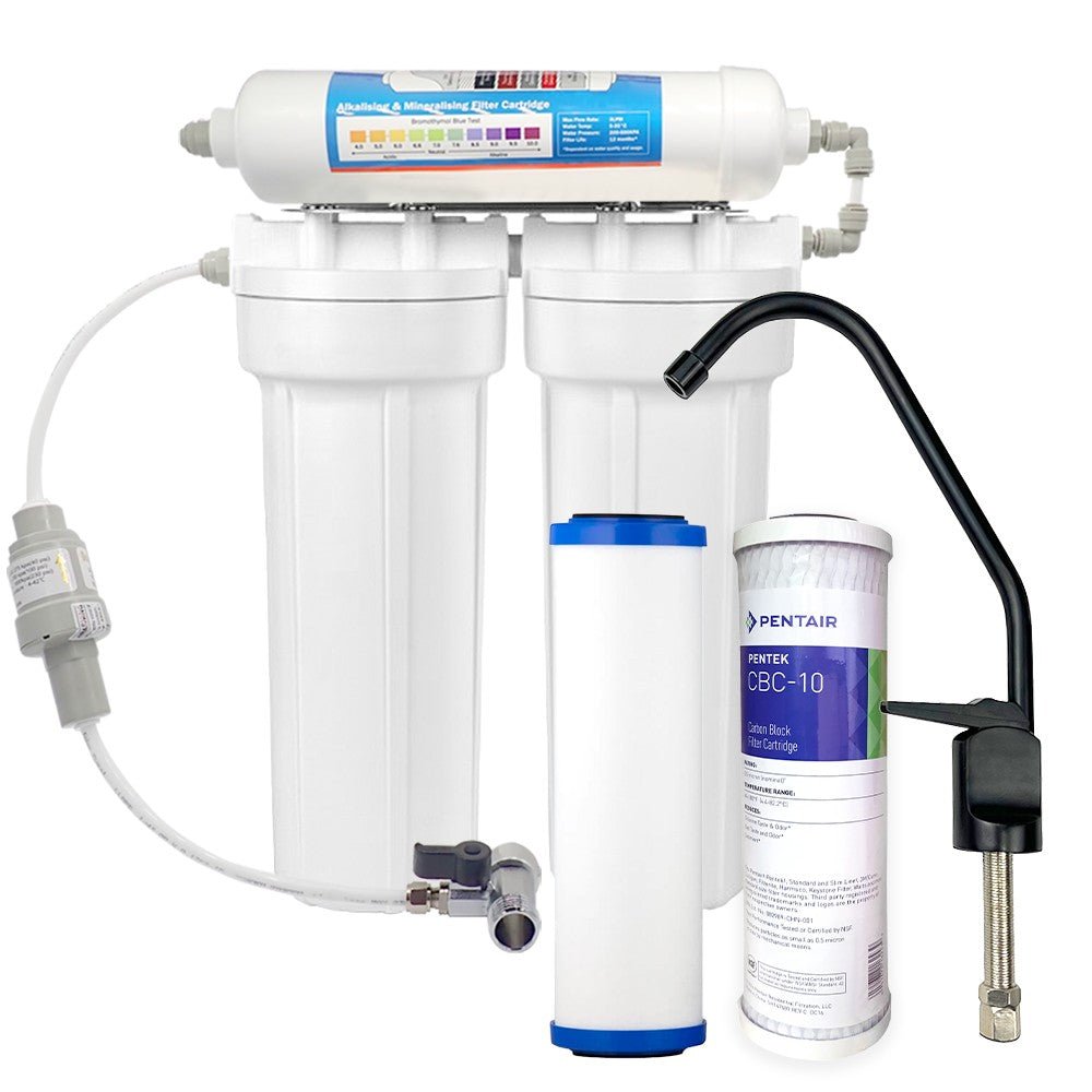 3 Stage Cerametix Fluoride removal KIt with Alkaline - WATER FILTER DISTRIBUTORS