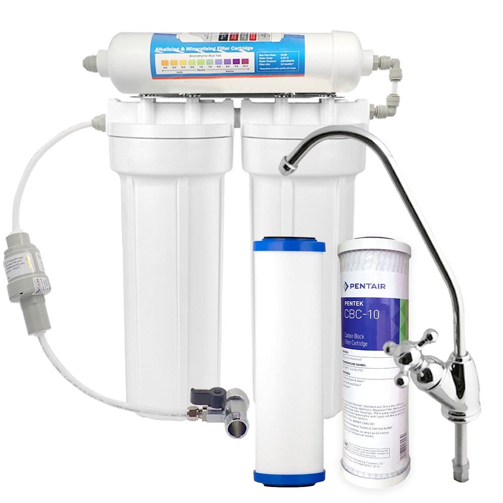 3 Stage Cerametix Fluoride removal KIt with Alkaline - WATER FILTER DISTRIBUTORS