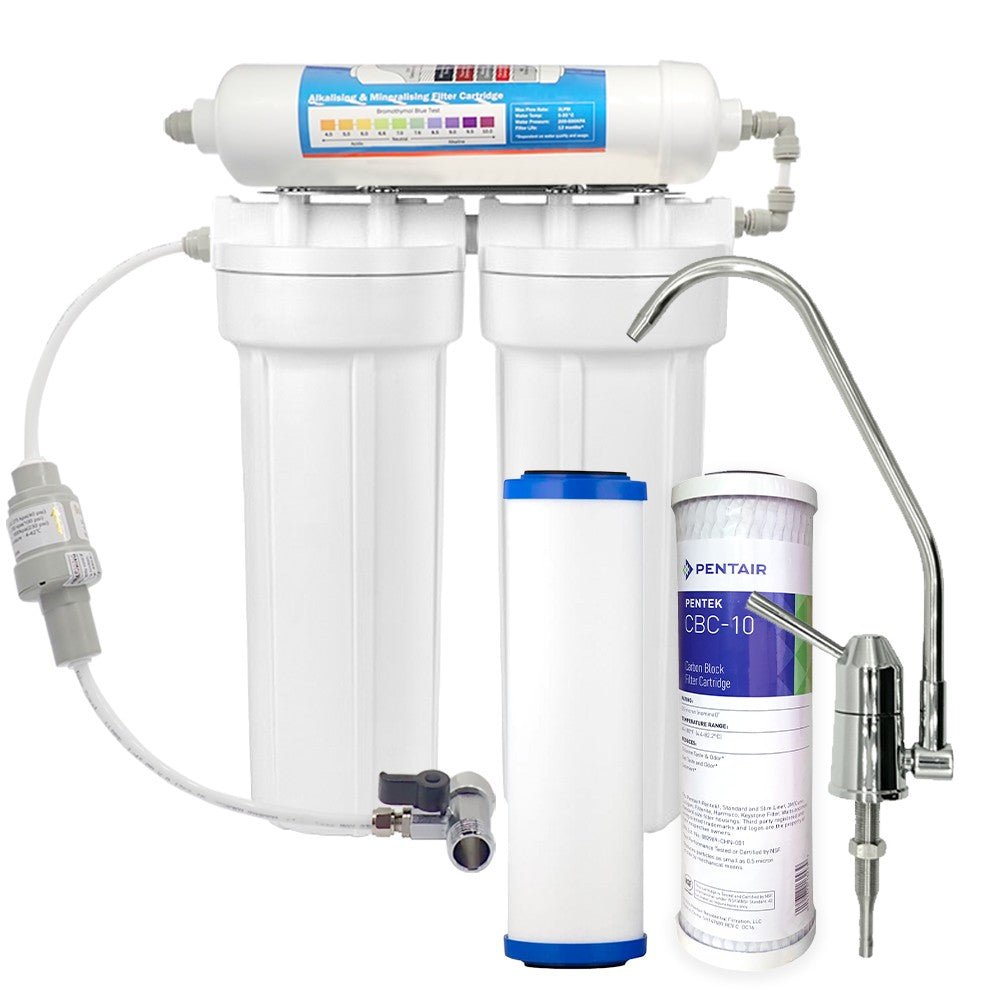 3 Stage Cerametix Fluoride removal KIt with Alkaline - WATER FILTER DISTRIBUTORS