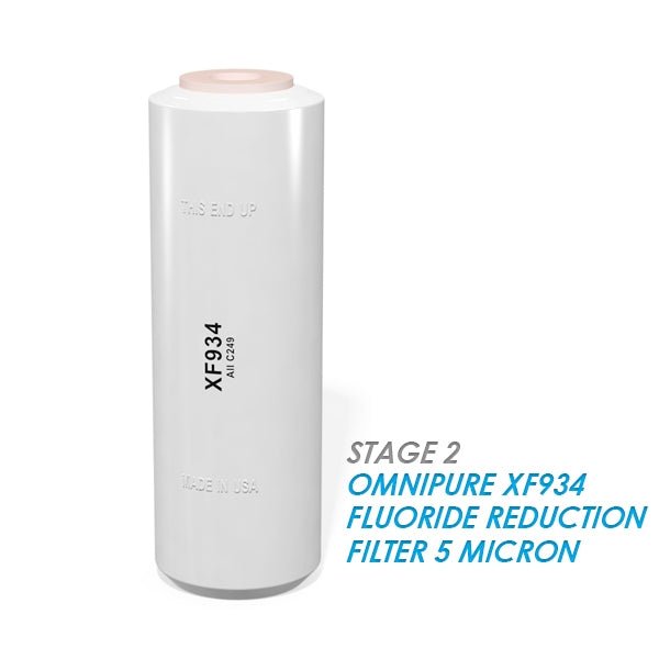 3 Stage Fluoride reduction Filter set - WATER FILTER DISTRIBUTORS