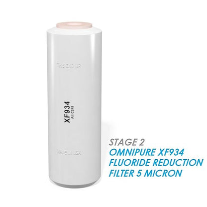 3 Stage Fluoride reduction Filter set - WATER FILTER DISTRIBUTORS