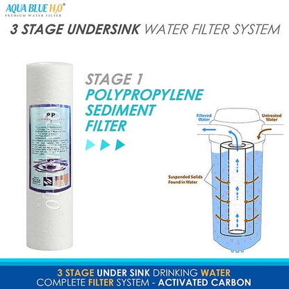 3 Stage Fluoride reduction Filter set - WATER FILTER DISTRIBUTORS