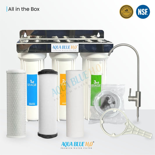 3 Stage Under sink Filter Kit with Doulton Ultracarb filter system - WATER FILTER DISTRIBUTORS