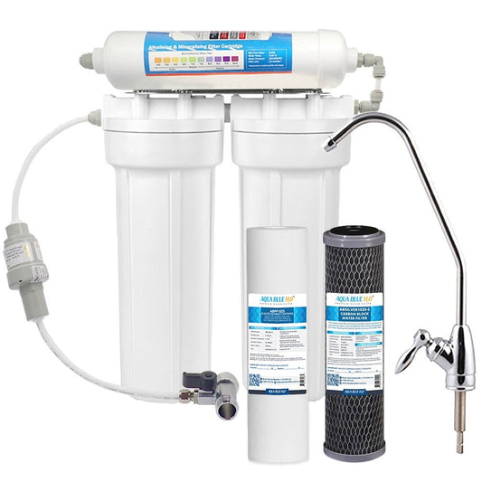 3 Stage Under sink water filter with Alkaline - WATER FILTER DISTRIBUTORS