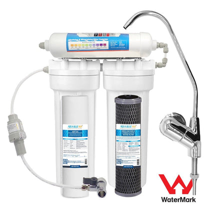 3 Stage Under sink water filter with Alkaline - WATER FILTER DISTRIBUTORS