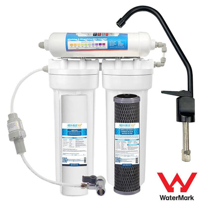 3 Stage Under sink water filter with Alkaline - WATER FILTER DISTRIBUTORS