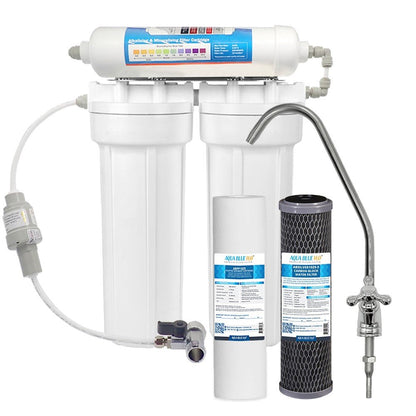 3 Stage Under sink water filter with Alkaline - WATER FILTER DISTRIBUTORS