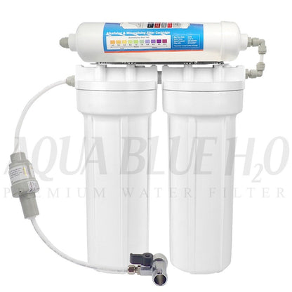 3 Stage Under sink water filter with Alkaline - WATER FILTER DISTRIBUTORS