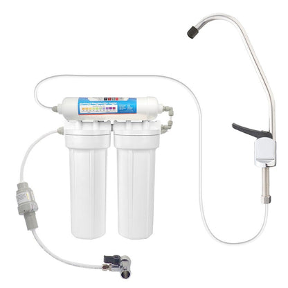 3 Stage Under sink water filter with Alkaline - WATER FILTER DISTRIBUTORS