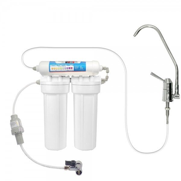 3 Stage Under sink water filter with Alkaline - WATER FILTER DISTRIBUTORS