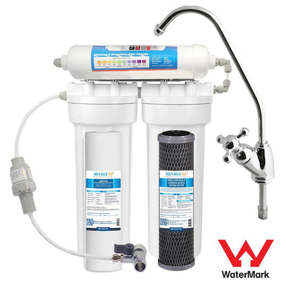 3 Stage Under sink water filter with Alkaline - WATER FILTER DISTRIBUTORS