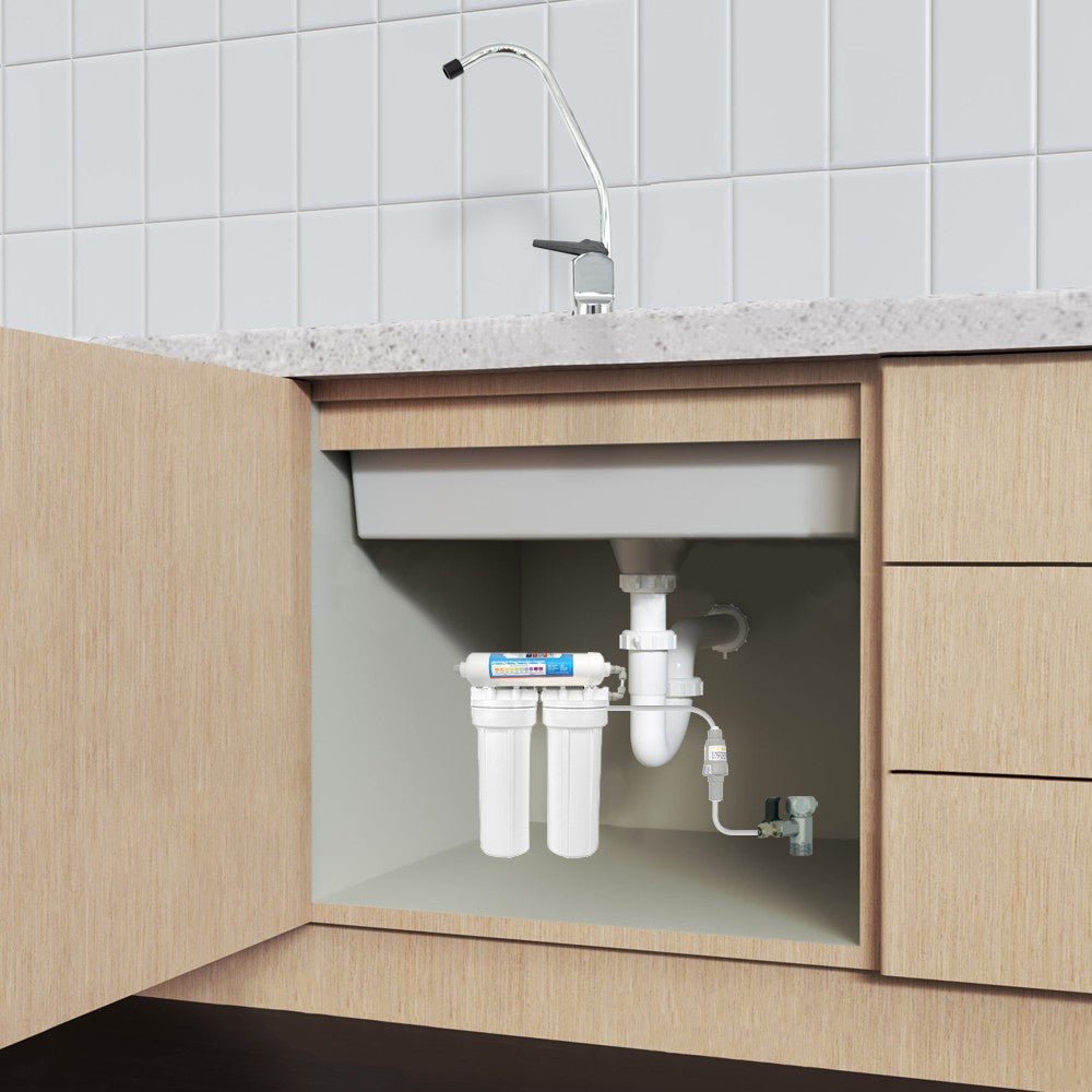 3 Stage Under sink water filter with Alkaline - WATER FILTER DISTRIBUTORS