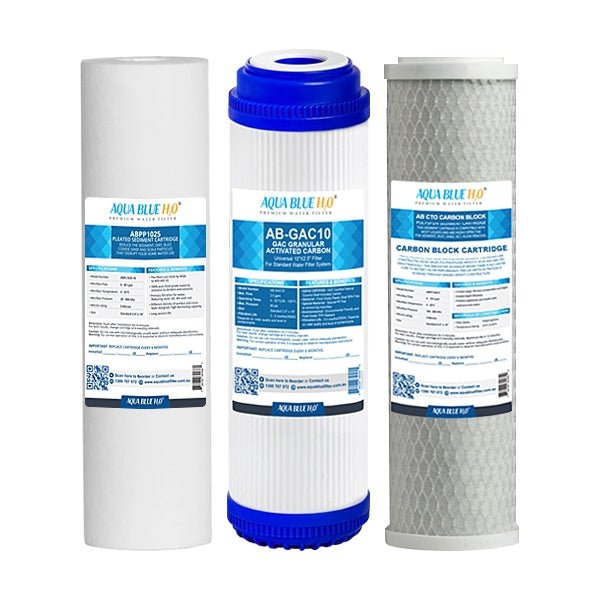 3 stage Undersink water complete filter system All in one DIY Set - WATER FILTER DISTRIBUTORS