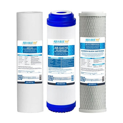 3 stage Undersink water complete filter system All in one DIY Set - WATER FILTER DISTRIBUTORS