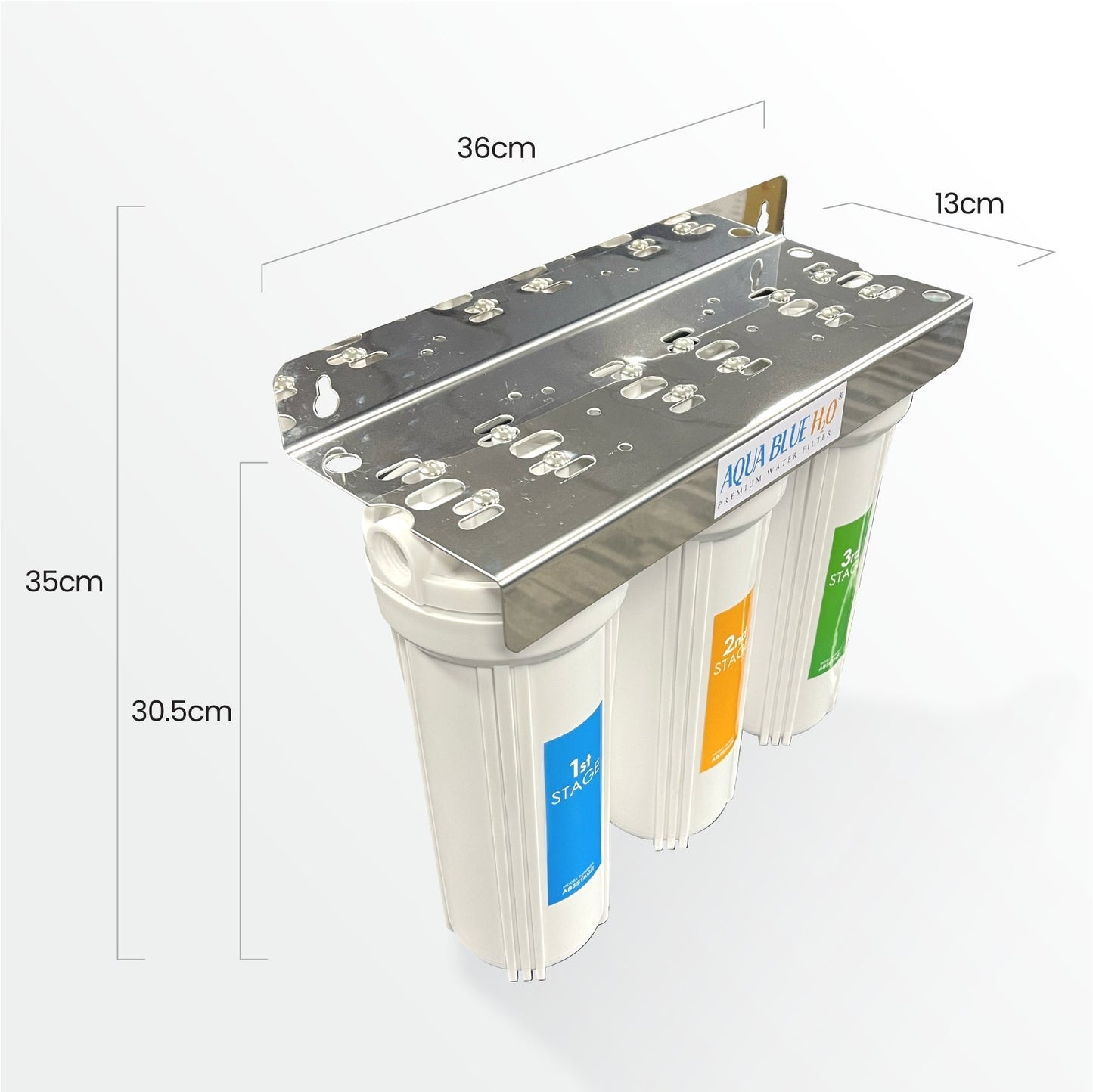 3 stage Undersink water complete filter system All in one DIY Set - WATER FILTER DISTRIBUTORS