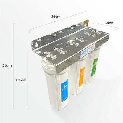 3 stage Undersink water complete filter system All in one DIY Set - WATER FILTER DISTRIBUTORS