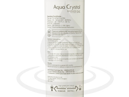 Daewoo DW2042FR-09 Replacement Fridge Filter Cartridge