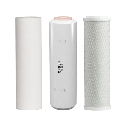 3 STAGE UNDER SINK DRINKING WATER COMPLETE FILTER SYSTEM - ACTIVATED CARBON