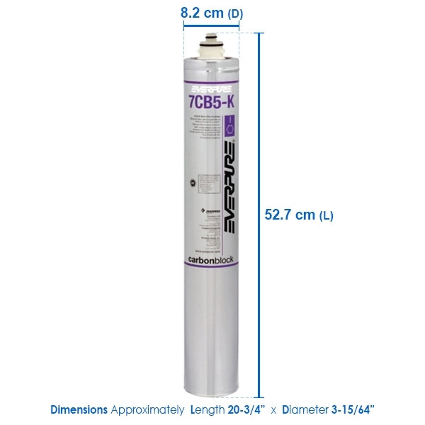 Everpure 4CB5-K 5 Microns KDF Replacement Water Filter Cartridge EV9617-36