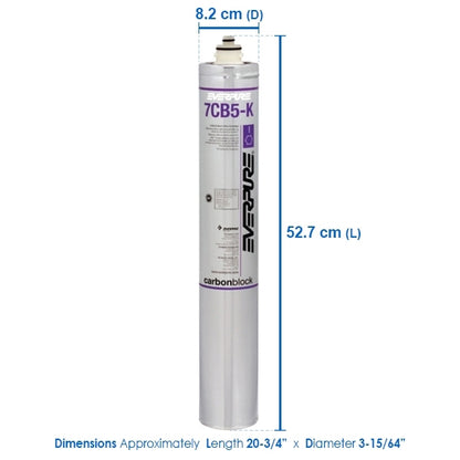 Everpure 4CB5-K 5 Microns KDF Replacement Water Filter Cartridge EV9617-36