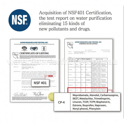 Under-sink water filtration system Paragon Water Filter CP-4