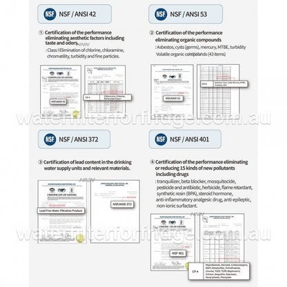 PFOS and PFOA  remove filter system